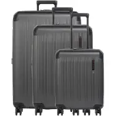 Travelite Dynamiic 4 wielen Kofferset 3-delig met uitbreidingsplooi grijs