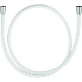Kludi suparaflex doucheslang silver/white 1/2"x160cm beide zijden verdraaiingsvrij wit/chroom