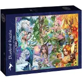 Bluebird Puzzle legpuzzel A Season of Fairies - 1000 stukjes puzzel.