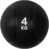 VirtuFit Medicijnbal Pro - Medicine Ball - 4 kg - Rubber - Zwart