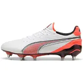 Puma Voetbalschoen 'King Ultimate' grijs / koraal / wit