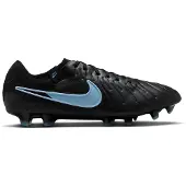 Nike Tiempo Legend 10 Pro Gras Voetbalschoenen (FG) Zwart Lichtblauw