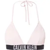 Calvin Klein Swimwear Bikinitop 'Intense Power' pastelroze / zwart / wit