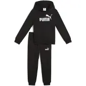 Puma Joggingpak 'Essentials No.1' zwart / wit