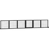PawHut Deurbeschermingsrooster met zes afzonderlijke panelen D06-118