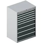Schäfer Shop Ladekast 54-36 10 wit aluminium/antracietgrijs wit