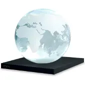 Mikamax Earth Storm Glass Baroscoop - Ø10 cm - Decoratieve Weersvoorspeller