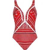Sunflair Badpak rood / zwart / wit