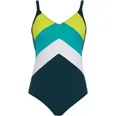 Sunflair Badpak turquoise / spar / grasgroen / wit