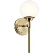 Kichler LED Wandlamp Benno | 1X E27 Max 3W | Champagne Bronze