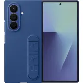 Samsung Galaxy Z Fold 7 Siliconen Back Cover Blauw