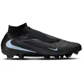 Nike Phantom 6 High Pro Gras Voetbalschoenen (FG) Zwart Lichtblauw