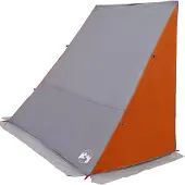 vidaXL Achterkleptent -persoons 190 x 150 x 185 cm Grijs en Oranje