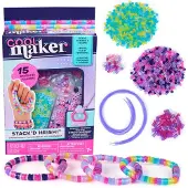 Cool Maker - Stack'd Heishi-uitbreidingspakket - knutselpakket voor het maken van armbanden met meer dan 1300 kralen, maakt tot 15 armbanden