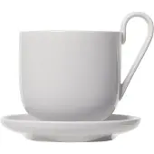 Blomus Ro koffiekop met schotel 2-pack Nimbus cloud