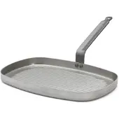 De Buyer Grillpan 38x26 Cm Carbone Plus Plaatstaal Horeca