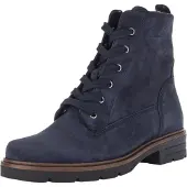 Gabor Damenschuhe Stiefel Schnürer Schnürstiefel Blau Freizeit
