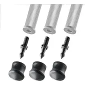 Gitzo GSF38S spike+rubber foot 38mm 3 pc