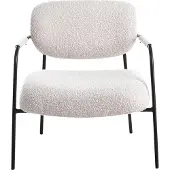 Beliani AUSVIKA - Fauteuil - Lichtbeige - Polyester