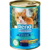 Reno Kattenvoer Natvoer Vis in saus 24 x 415g