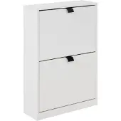 Beliani HOBART - Schoenenkast - Wit - MDF