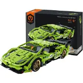 Gear2Play iM.Master – Pull Back Supercar Groen Constructiespeelset