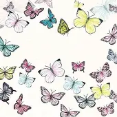 Ambiente - Lunch servetten - Butterfly White