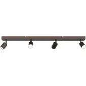 Masterlight Plafondlamp Bounce 4-lichts cacao 100x8cm