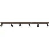 Masterlight Plafondlamp Bounce 6-lichts cacao 160x8cm