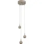 Masterlight 3-lichts hanglamp Talana beige terra Ø 17cm DTW