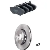 RIDEX 3405B3001 Remschijven en blokken