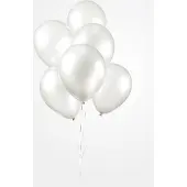 We Fiesta 10 Balloons 12″ pearl wit - Thema Feest Party Ballon