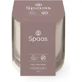 Spaas 6x Geurkaars In Transparant Glas Anti-tabak Ivoor