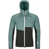 Ortovox - Fleece Rib Hoody - Fleecevest XL, turkoois