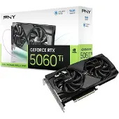 PNY NVIDIA GeForce RTX 5060 Ti - Videokaart - 16 GB - GDDR7 - PCIe 5.0 - 1x HDMI 2.1b - 3x DisplayPort 2.1a