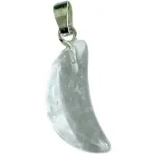 Ruben Robijn Bergkristal edelsteen maanhanger 20 mm