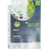 Exacompta 10x Zakje met 50 geperforeerde showtassen in gerecycled PP Forever 9/100e - A4 - Doorschijnend - 5330E