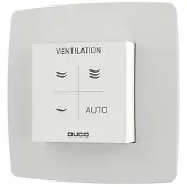 Duco vocht ruimtesensor met bediening wit - RF of 230V - 0000-4606