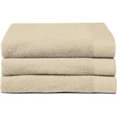 Seahorse pure baddoek 60 x 110 cm light sand (per 3 stuks)