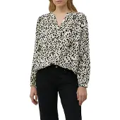 s.Oliver Blouse ecru / zwart