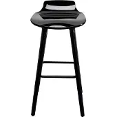 Kare design Barkruk York zwart