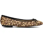 Inuovo Dames Ballerina's B16003 - Bruin - Maat 37