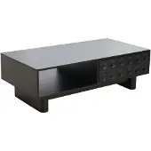 Oviala - Rechthoekige salontafel L120 cm zwart - Octave
