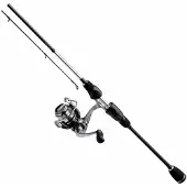 Kinetic Demigod Ct Spinning Combo Zwart 1.83 m / 0.7-7 g