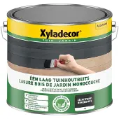 XYLADECOR Eén Laag Tuinhoutbeits Grafiet Zwart 2,5L