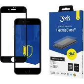 3mk Protection FlexibleGlass Max Serie - iPhone 7 Plus Hybride Glas - Witte Rand - Versterkte Randen