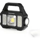 Easymaxx 12899 Werklamp LED, COB LED werkt op een accu, werkt op zonne-energie