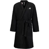 Adidas Sport badjas 'Bathrobe' zwart / wit