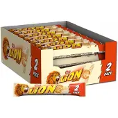 Lion White chocolade - knapperige wafels en karamel - 28 x 62 gram