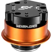 Simagic EVO Third Party Quick Release Snelsluiting-adapter Zwart, Oranje